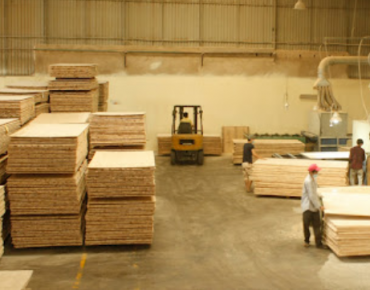 xưởng sản xuất gỗ ván ép